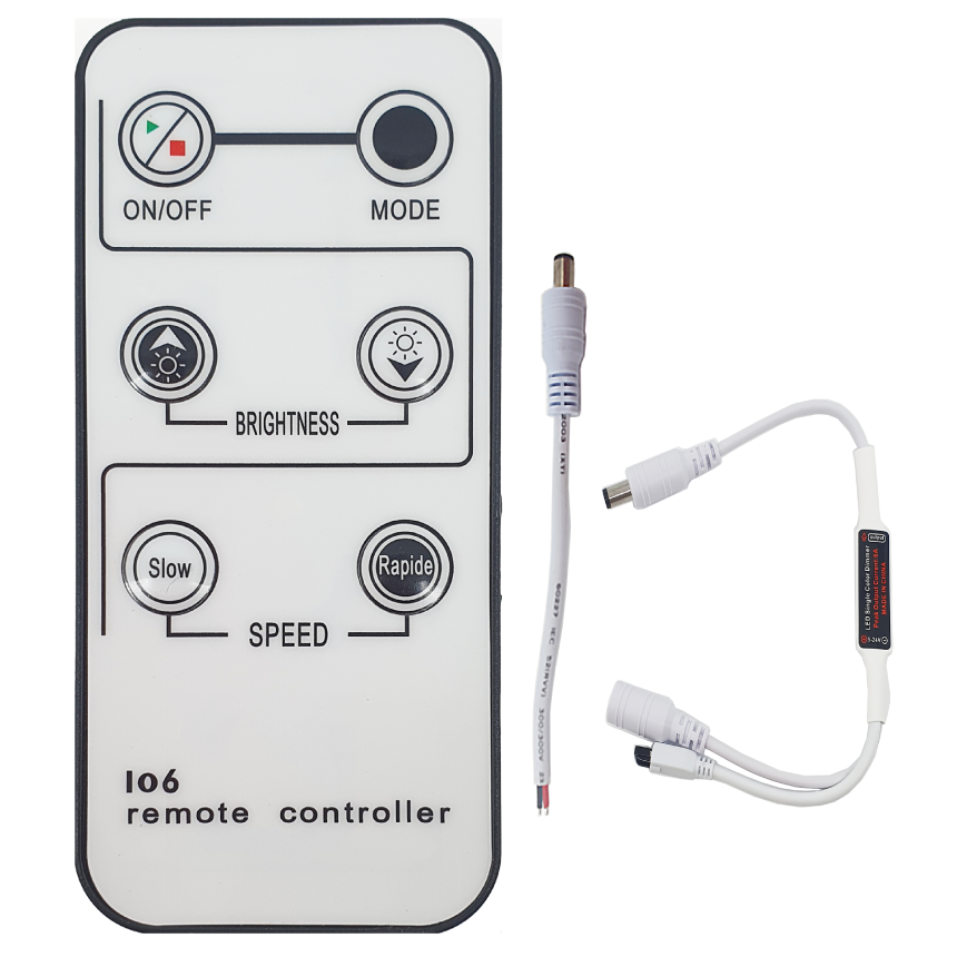 삼항 LED 단색용 LED 리모컨 5V-24V겸용, 1개 7,580원