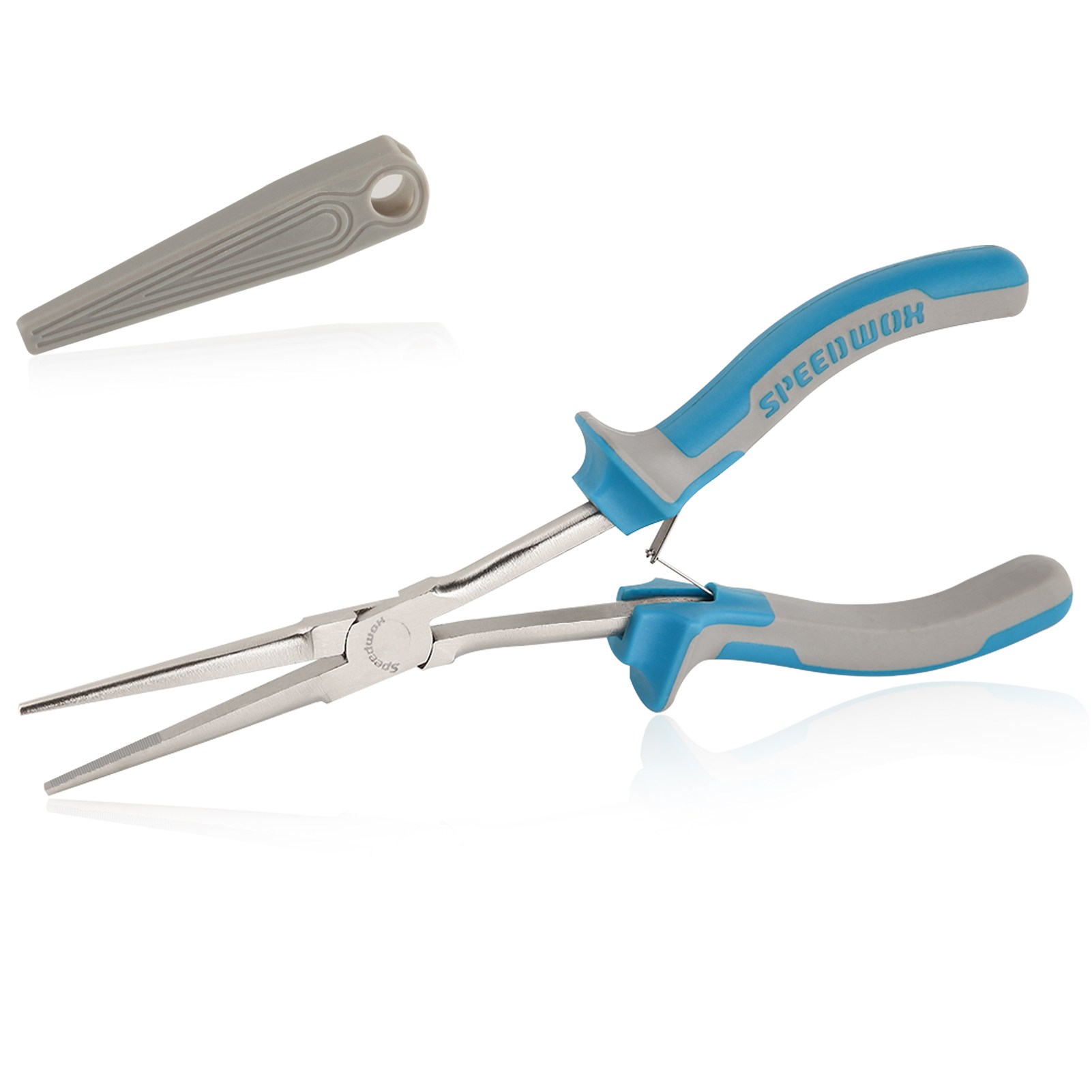 SPEEDWOX 롱 리치 니들 노즈 플라이어 정밀 니들 노즈 플라이어, 보석용 와이어 루프 플라이어로 좁은 공간을 위한 보호 커버가 있는 엑스트라 롱 니들 노즈 플라이어 제작, 1개 11,590원