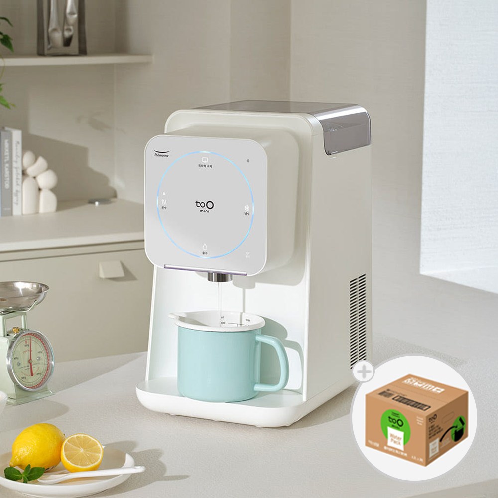 풀무원투오 미니 워터 디스펜서 무타공 냉온수 정수기 뉴트럴화이트 PWD-100NW 워터팩 298,990원