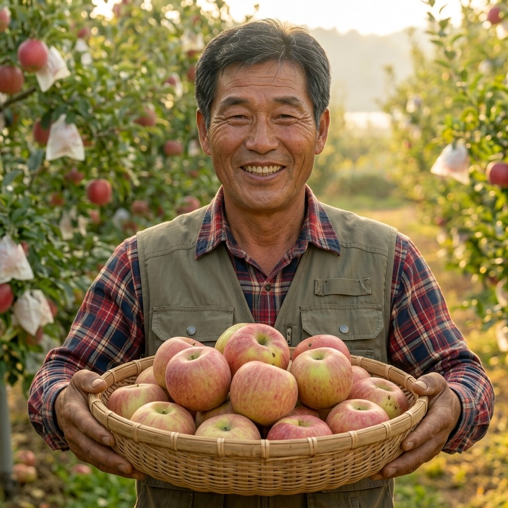 [상위 1%] 3일간 경북 부사 사과 가정용, 1박스, 5kg ,대과 17-20과 39,900원