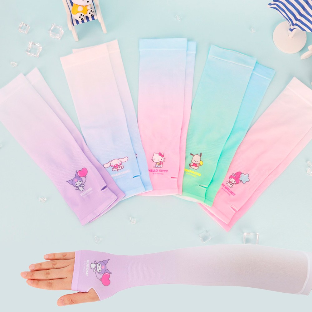 코지24 산리오 손등 팔토시 여름 쿨토시 아동 어린이 초등학생 여성 야외활동 현장학습 소풍 갯벌체험 자외선 UV 차단 예쁜 골프 운전 손토시 7,900원