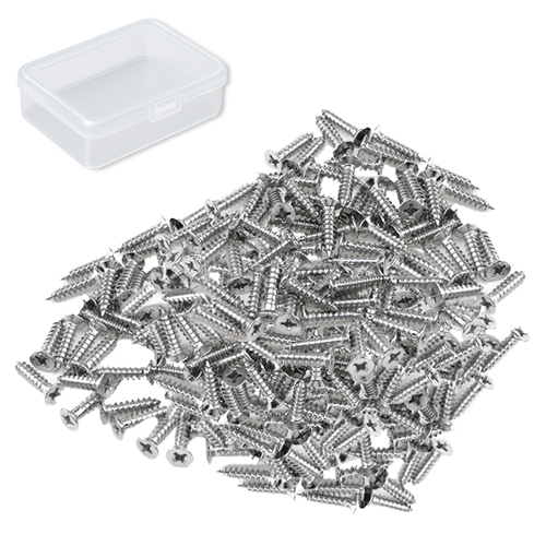 OON 접시머리 탄소강 니켈 도금 십자 나사 실버 660p, 1개 5,900원