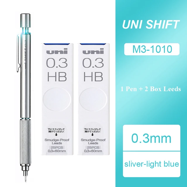 Japan Uni SHIFT 기계식 연필 M5 1010 금속 막대 낮은 무게 중심 0.3/0.5/0.7/0.9mm 전문 드로잉 아트 30,200원