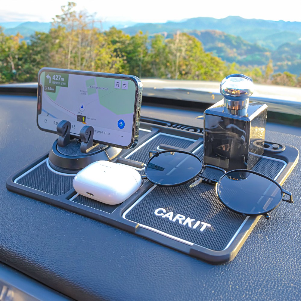 카키트 차량용 휴대폰 대쉬보드거치대 논슬립패드, 혼합색상, 1개, 현재가 12,600원