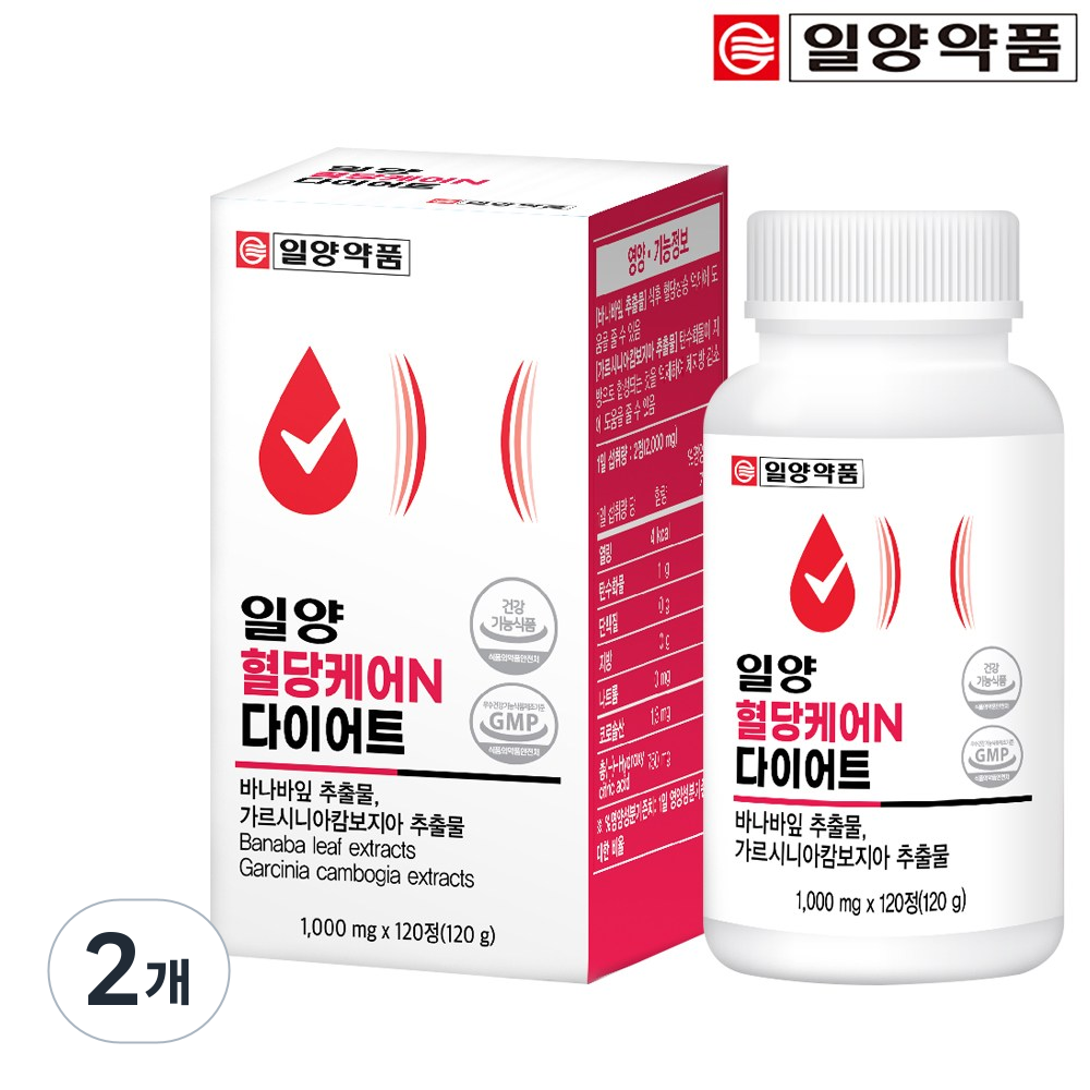 일양약품 혈당케어 N 다이어트, 120정, 2개 24,000원