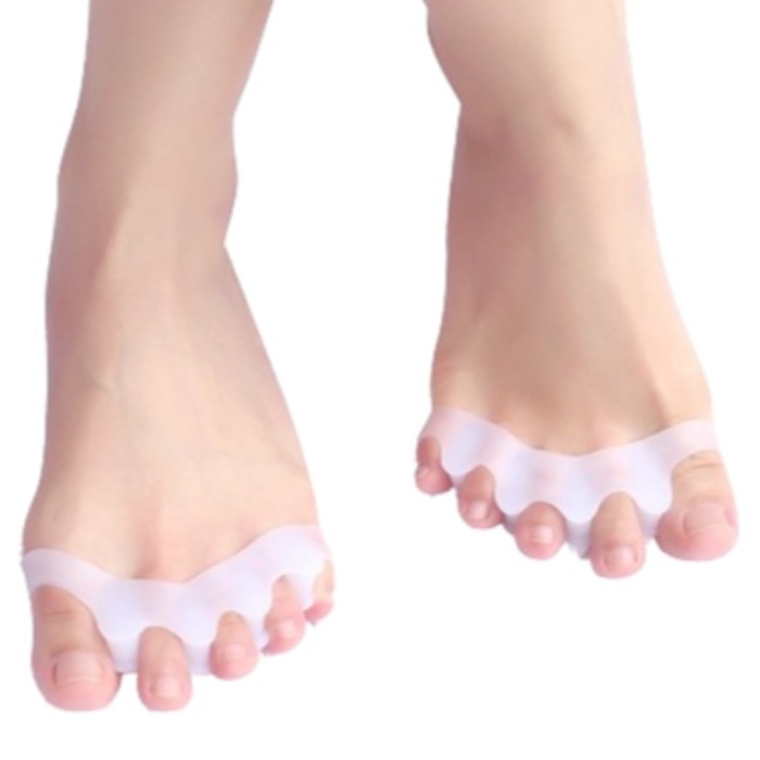 HB153 실리콘 발가락교정기 발가락링 왼발+오른발 1쌍 6,400원