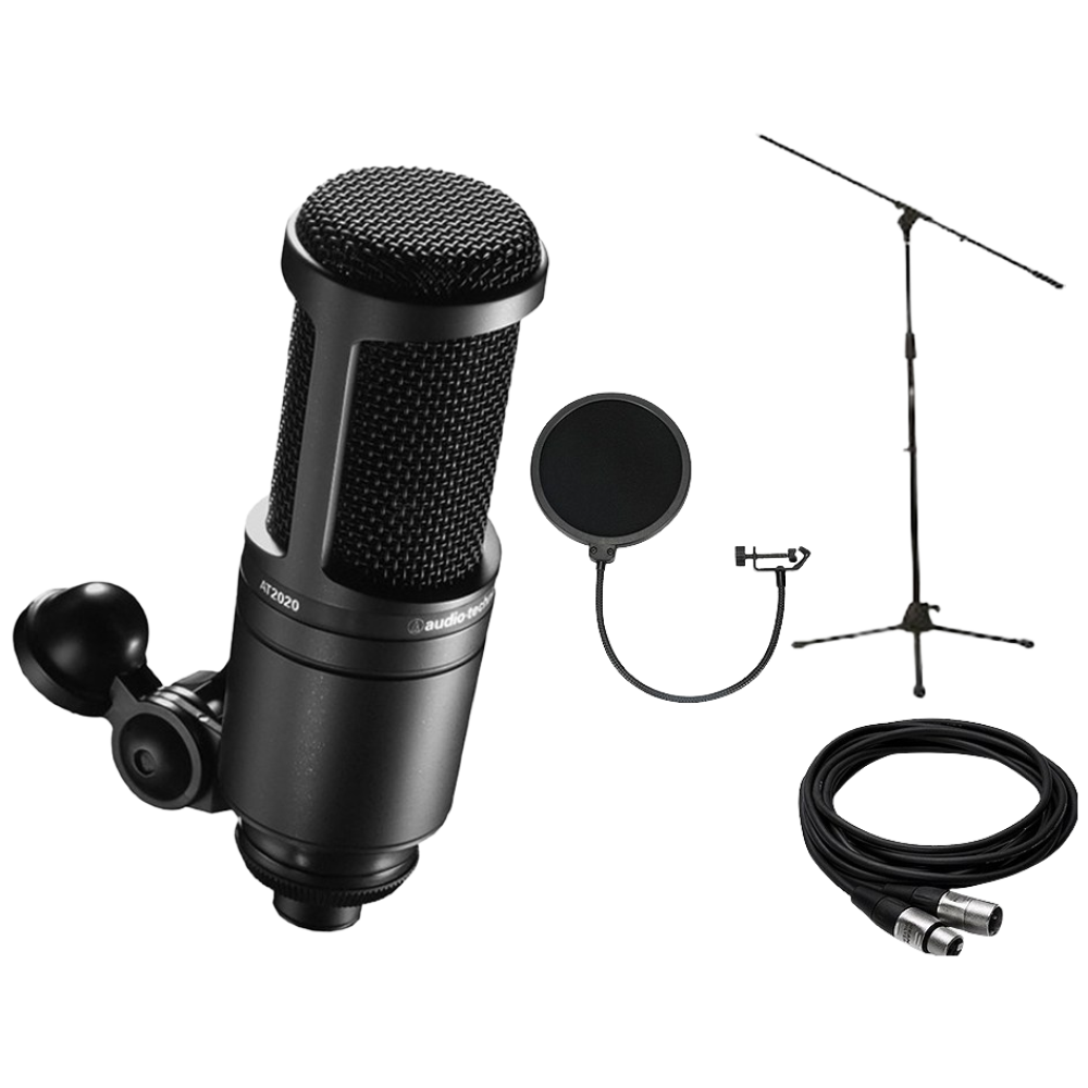 오디오테크니카 AT2020 보컬 레코딩 방송용 콘덴서 마이크 세트 161,090원