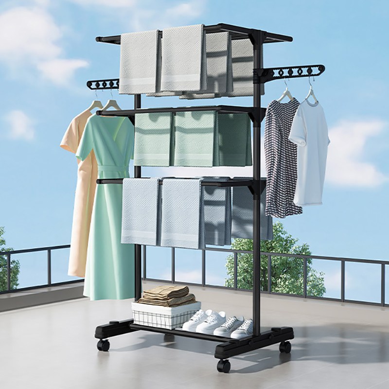 콜콜러브 이동식 접이식 빨래건조대 수건건조대 베란다빨래건조대 이불건조대 원룸 베란다 플로어 이동식건조대 23,500원