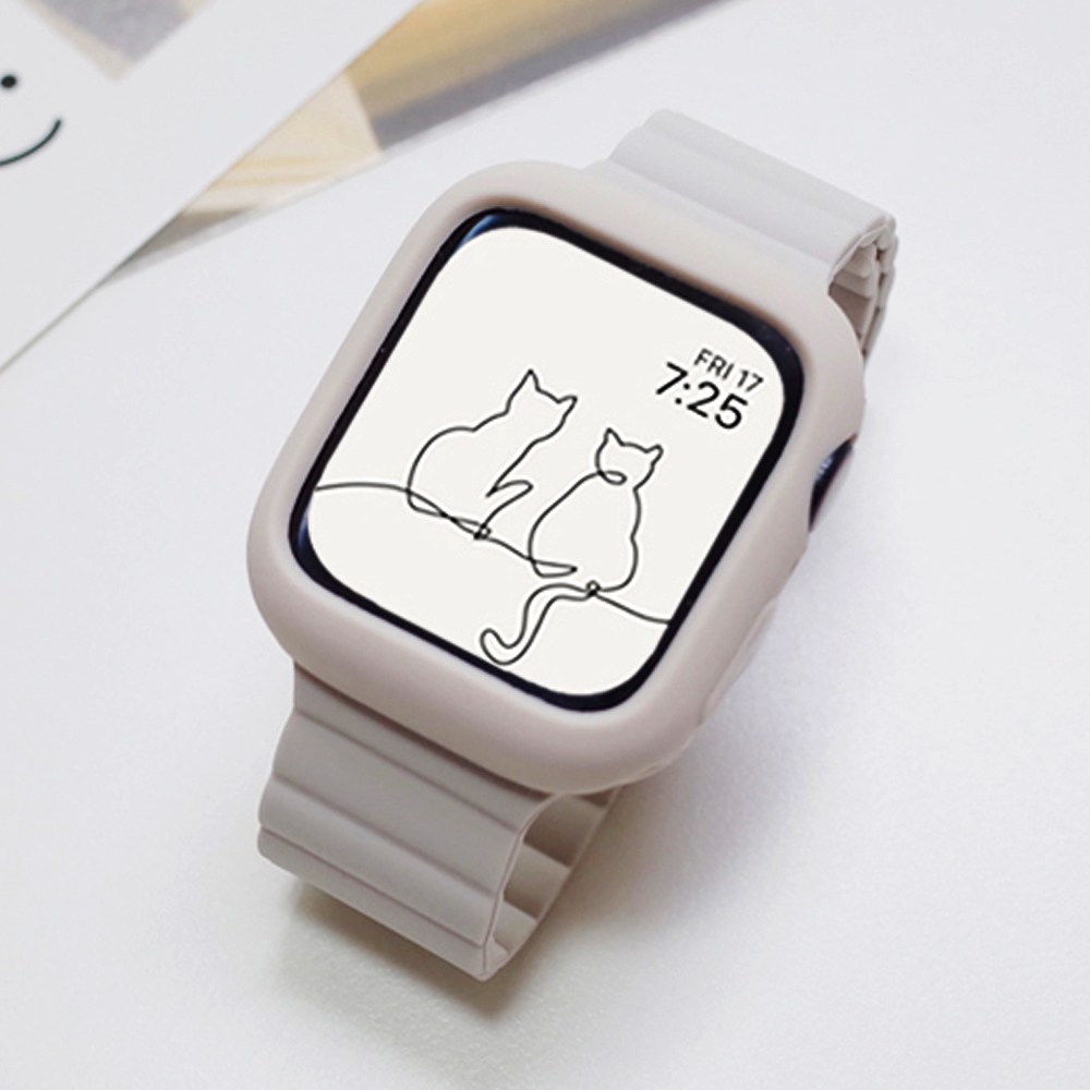 아이비온 애플워치 호환 마그네틱 실리콘 스트랩 + 케이스 세트 13,900원