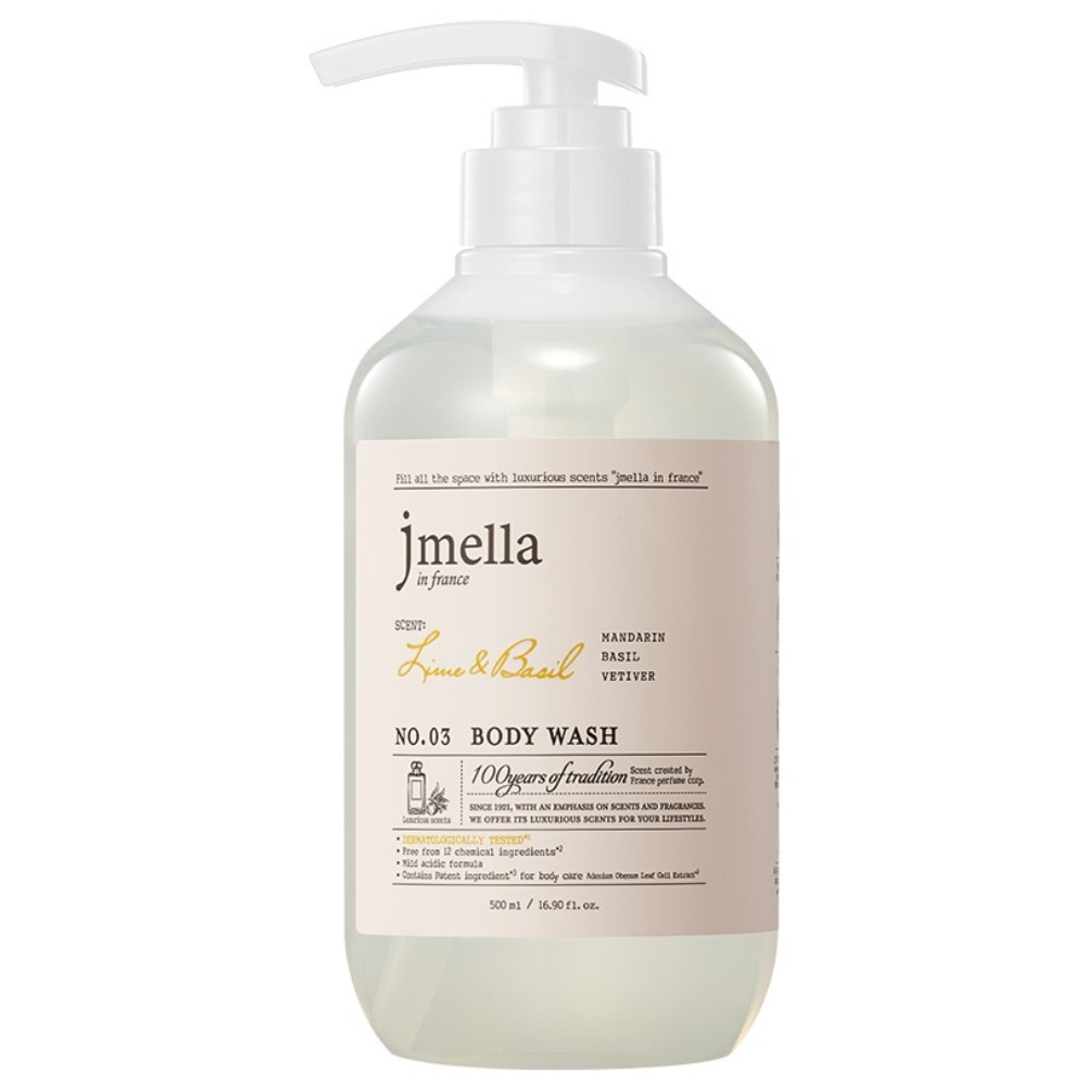 제이멜라 인 프랑스 라임 앤 바질 바디 워시 시트러스향, 500ml, 1개 6,830원