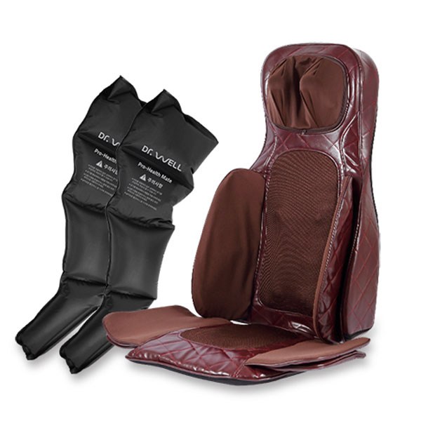 닥터웰 프리미엄 퍼스트클래스 올인원 의자형 온열 전신 마사지기 다리 커프 포함 439,000원