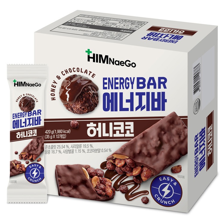 힘내고 에너지바 허니코코, 420g, 1개 14,400원