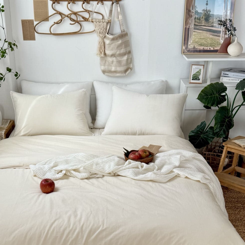 루디아홈베딩 베이직 내추럴광목 싱글 홑 겹 이불커버 누빔 이불커버 49,800원