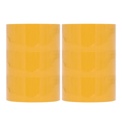 오공본드 OPP 박스테이프 중포장 아크릴타입 50m x 48mm, 황색, 6개, 현재가 10,000원