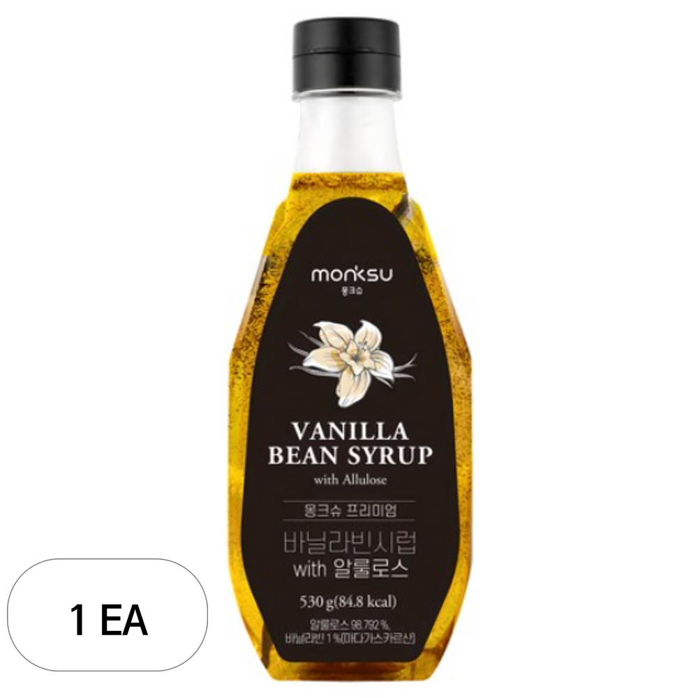 몽크슈 프리미엄 바닐라빈시럽 WITH 알룰로스 20,770원
