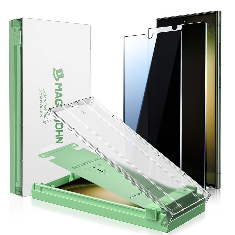 MAGIC JOHN 매직존 갤럭시 사생활보호 자가복원 AR 휴대폰 액정보호필름 강화유리 풀커버+부착키트 2매입, 1세트 28,980원