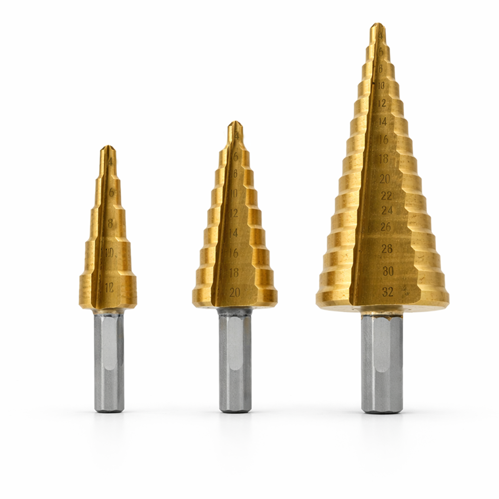 디와이툴즈 계단형 스텝 드릴비트 3종 세트 홀확장용 삼각비트용, 1세트 15,100원