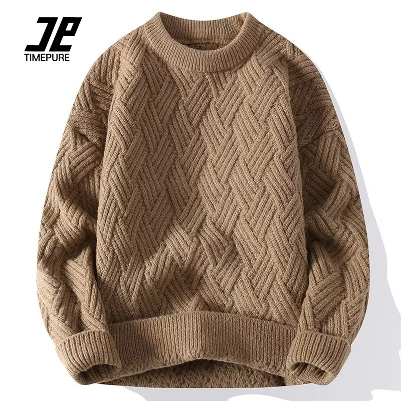 TIMEPURE 남녀공용 봄가을 라운드넥 니트 스웨터 니트 맨투맨  베이직 니트웨어 38,000원