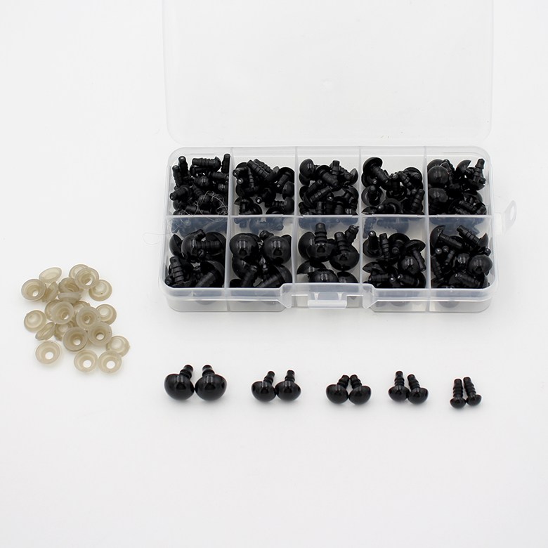 (와샤포함) 나사형 블랙인형눈 케이스세트, 1개, 단일색상 7,950원