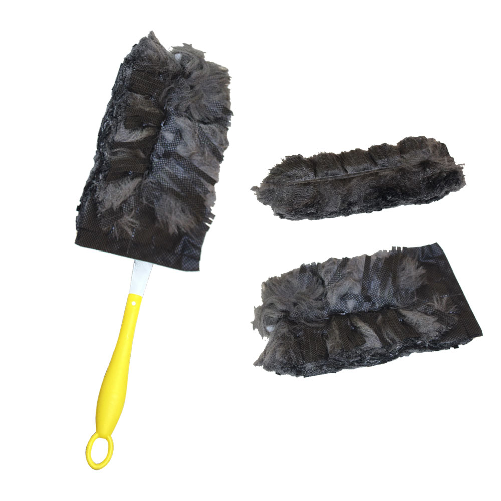 더스트캐치 일회용 먼지떨이 핸디형 스틱 + 양면 떨이 리필(블랙) 중 10p + 대 10p ,1세트 8,500원