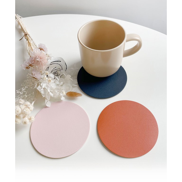 코르크 양면 티코스터 홈카페 컵받침대 690원