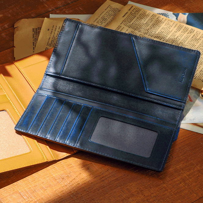 MATT 가죽 슬림 남성 장지갑 아도방 복스 네이비 90,000원