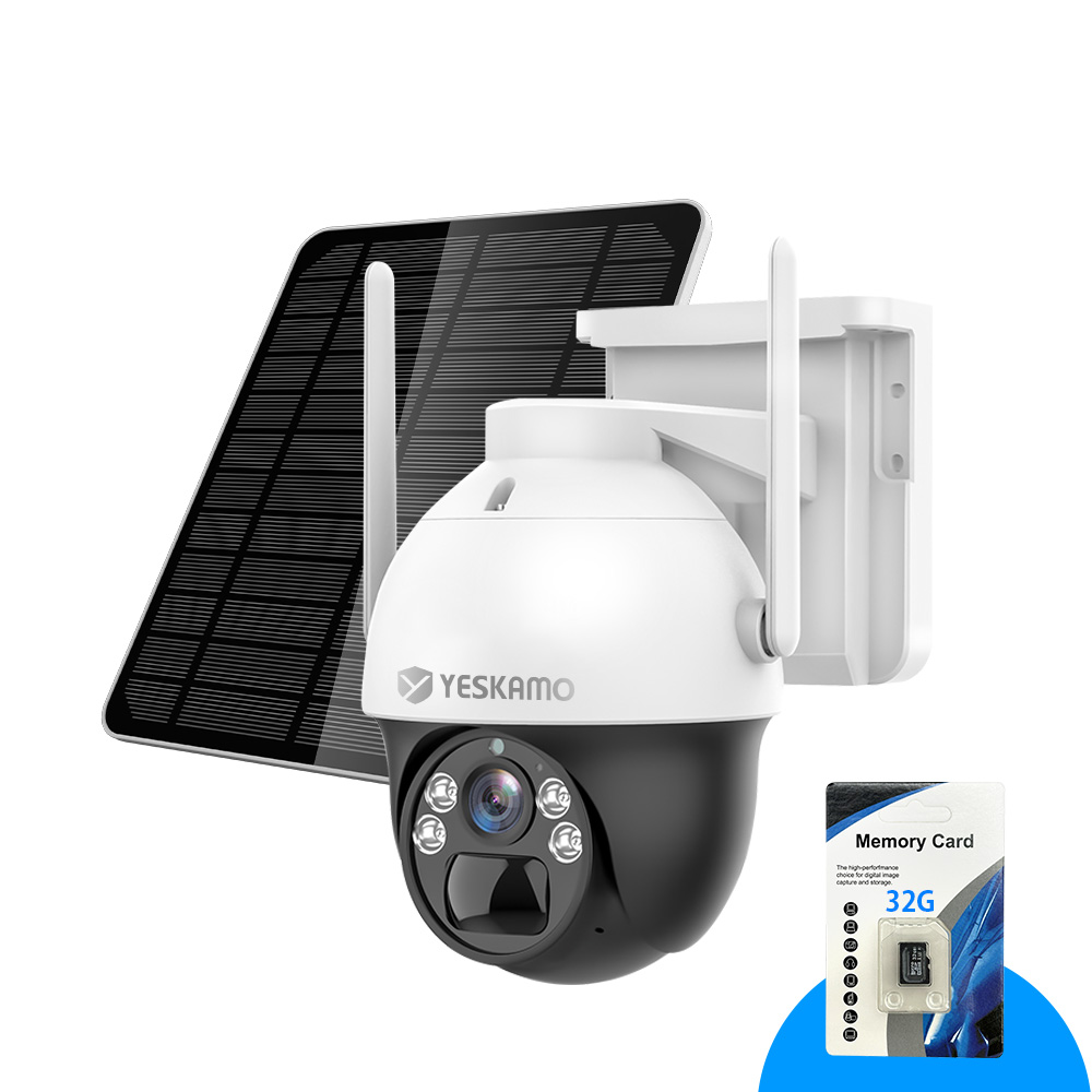 YESKAMO 예스카모 무선 CCTV 충전식 400만 PTZ회전 태양광 CCTV 카메라 104,600원