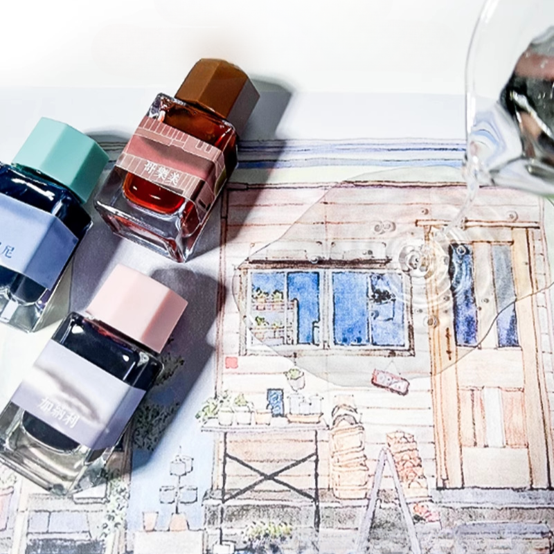 타조 모란디 도시여행잉크 ostrich 어반스케치 드로잉 잉크 Figment 야자컴퍼니 4,500원