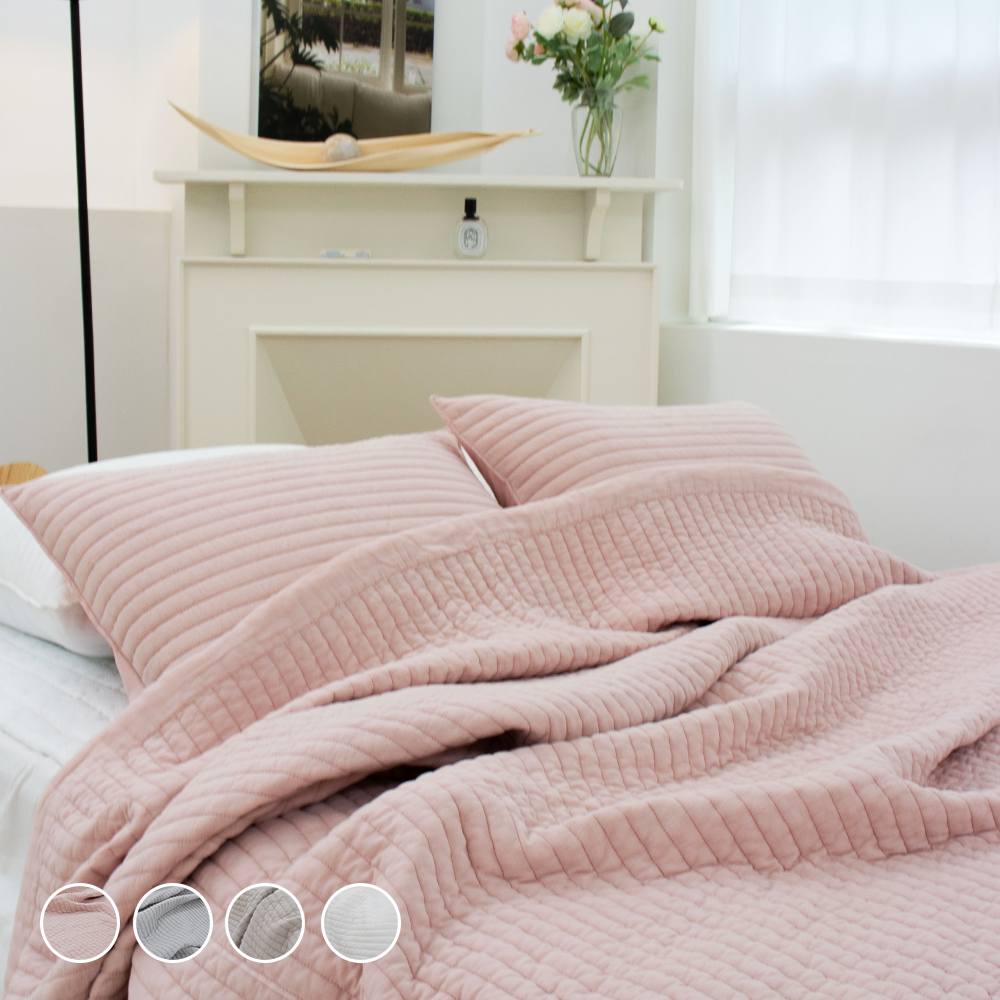 국내산 모달100 침대패드 피그먼트 이불 겸 패드 스프레드 이불, 핑크 53,900원