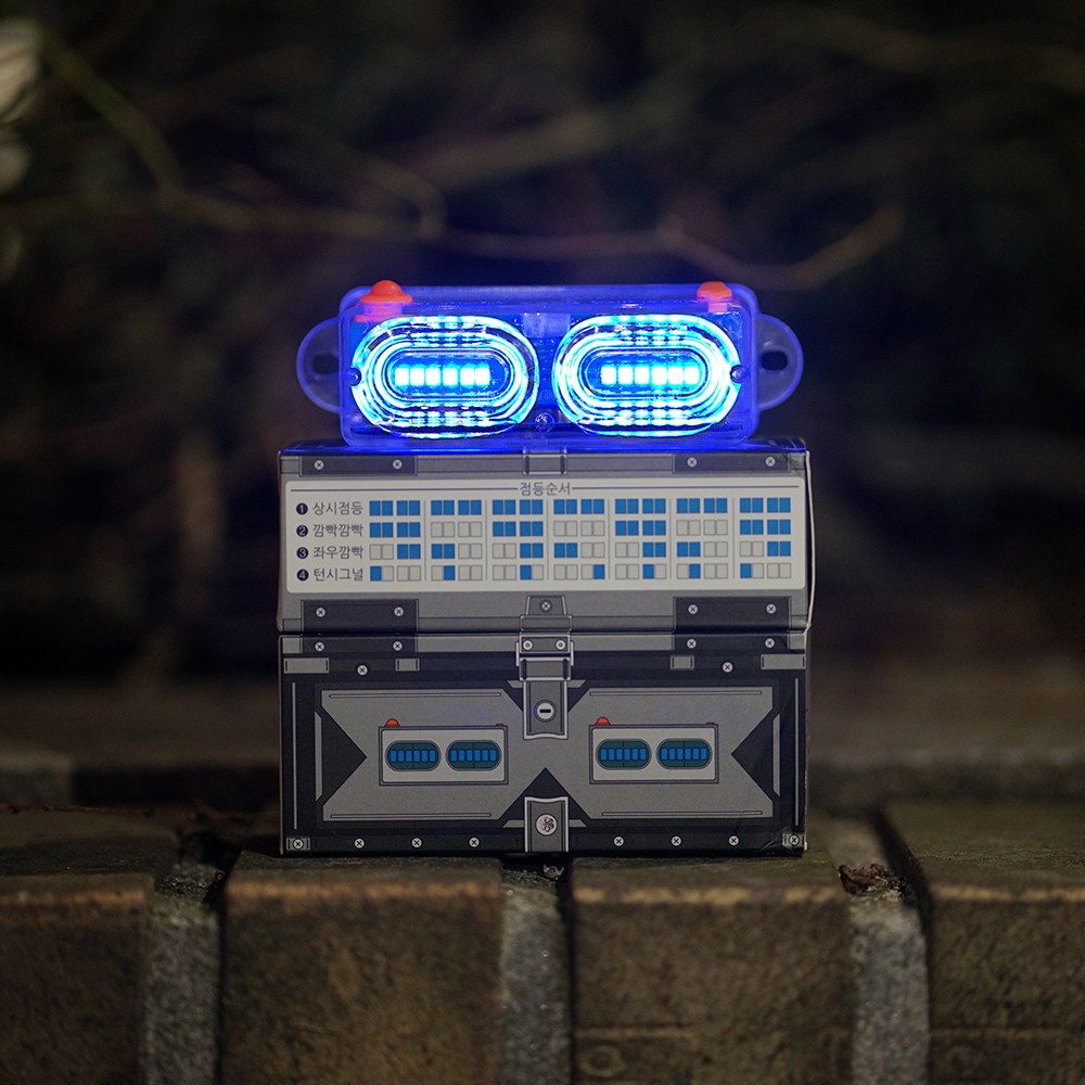 제이식스 세이프티 LED 4색 탑박스 배달통 태양광 충전 오토바이 후미등 깜빡이 16,910원