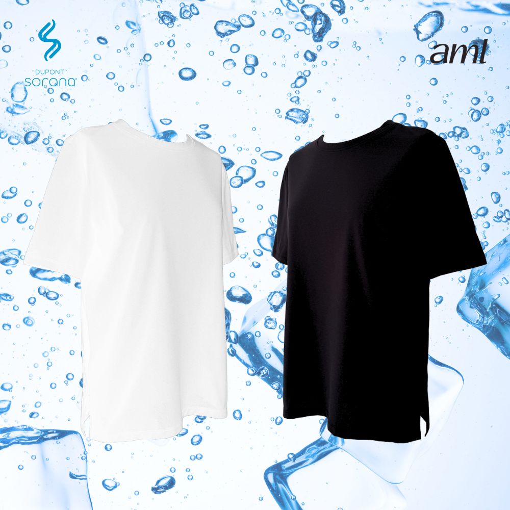 에이엠엘 기능성 쿨 티셔츠 2장 세트 남여공용 냉감 아이스 반팔티 45,400원