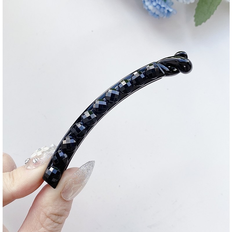 레인걸 큐빅예찬 얇은 바나나핀 올림머리 포니테일 집게핀 6,900원