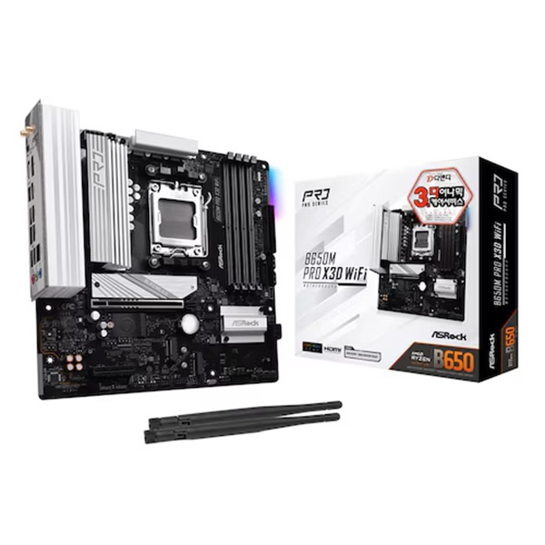 ASRock ASRock B650M Pro X3D WiFi 디앤디컴 181,500원