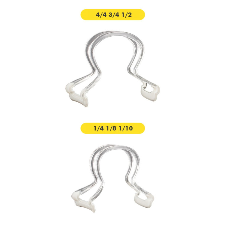 카파이어 KPE 바이올린 활 보잉 자세 교정 화이트투명, 1개 21,000원