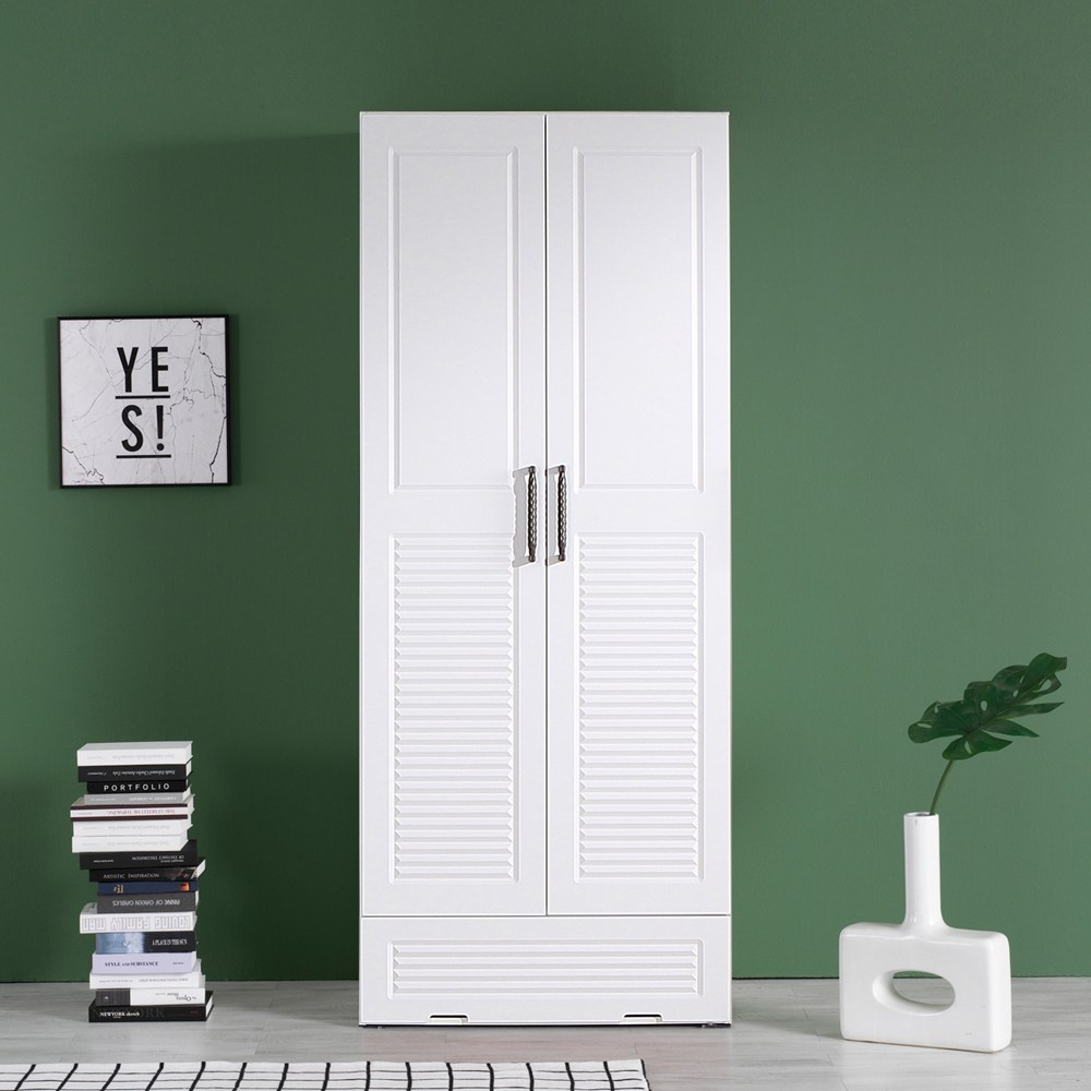 국내제작 직접배송 키높이 하프루바 서랍형 싱글장 옷장 이불장 양복장 침실가구 안방가구 신혼가구, 화이트 119,900원