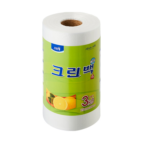 크린랩 크린랲 롤백 (중) 25cm x 35cm 3KG 비닐봉투 위생봉지 롤팩 대용량 일회용품 음식물/위생/포장/마트/친환경/업소/식당 32,900원