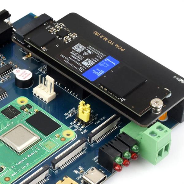 Raspberry Pi 컴퓨팅 모듈 4 시리즈 마더보드용 M.2 NVMe SSD HAT 확장 보드에 대한 Raspberry Pi CM4 PCIe 13,200원