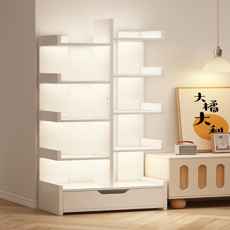 XFD 선인장 책장서재 거실 인테리어 북선반 수납장 책꽂이, 흰색, 11단 59,800원