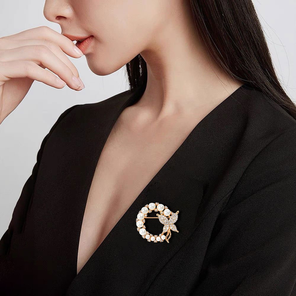 Pttozan 여성 진주 브로치 아름다운 탁월한 질감 선물 추천 12,900원