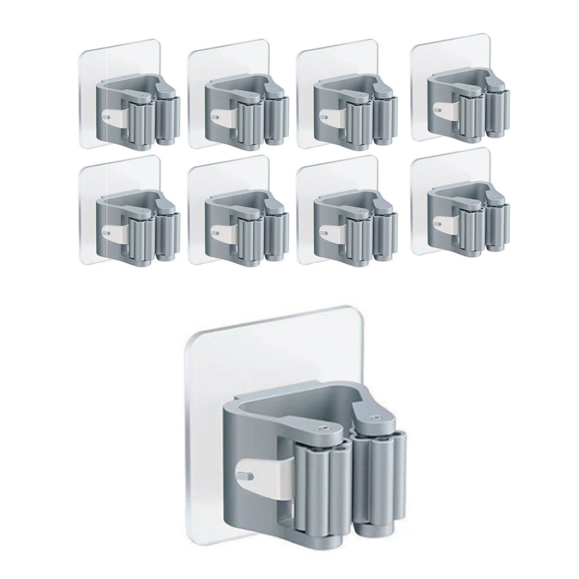 마벨인홈 무타공 멀티 청소도구걸이 후크 홀더, 8개, 그레이 7,900원