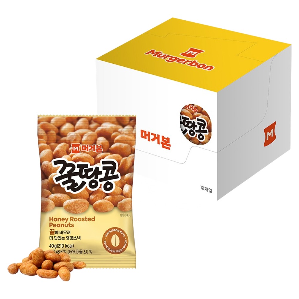 머거본 꿀땅콩 12p, 480g, 1개 7,900원