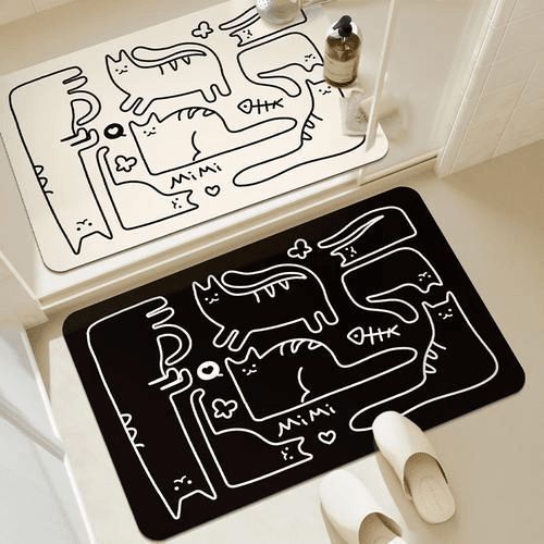 ZenLiv 빨아쓰는 미끄럼 방지 규조토 발매트 도톰한 드라잉매트 2개 세트 15,900원