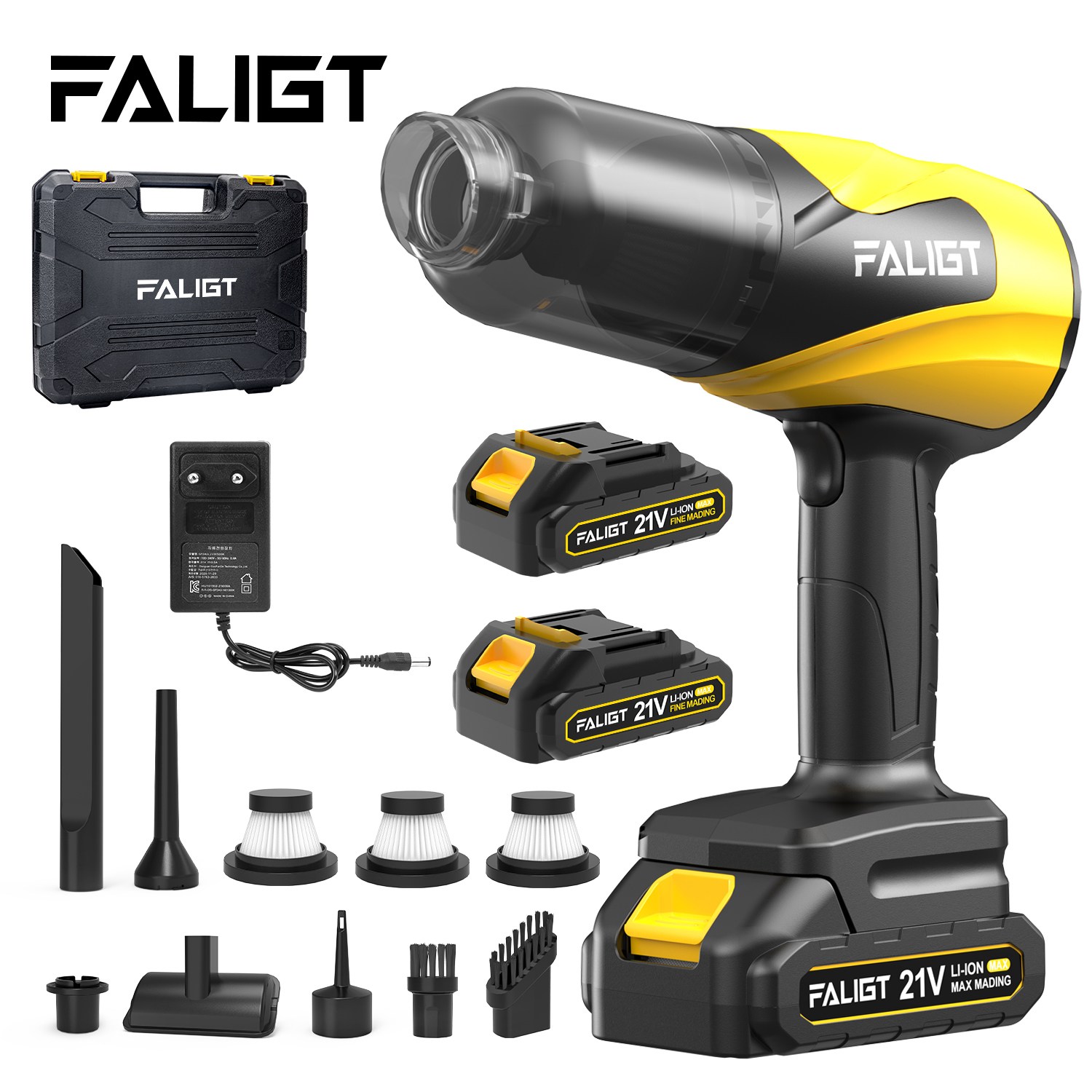 FALIGT 강력 무선 핸디 차량용 청소기 3세대 진공 핸드청소기 소형 저렴한 원룸 머리카락 핸디 89,000원