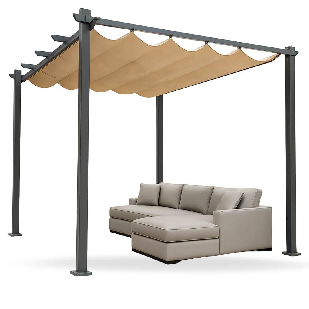 칼리도 정원 그늘막 야외캐노피 차고지텐트 차광막 주차장지붕, 와인 700,000원