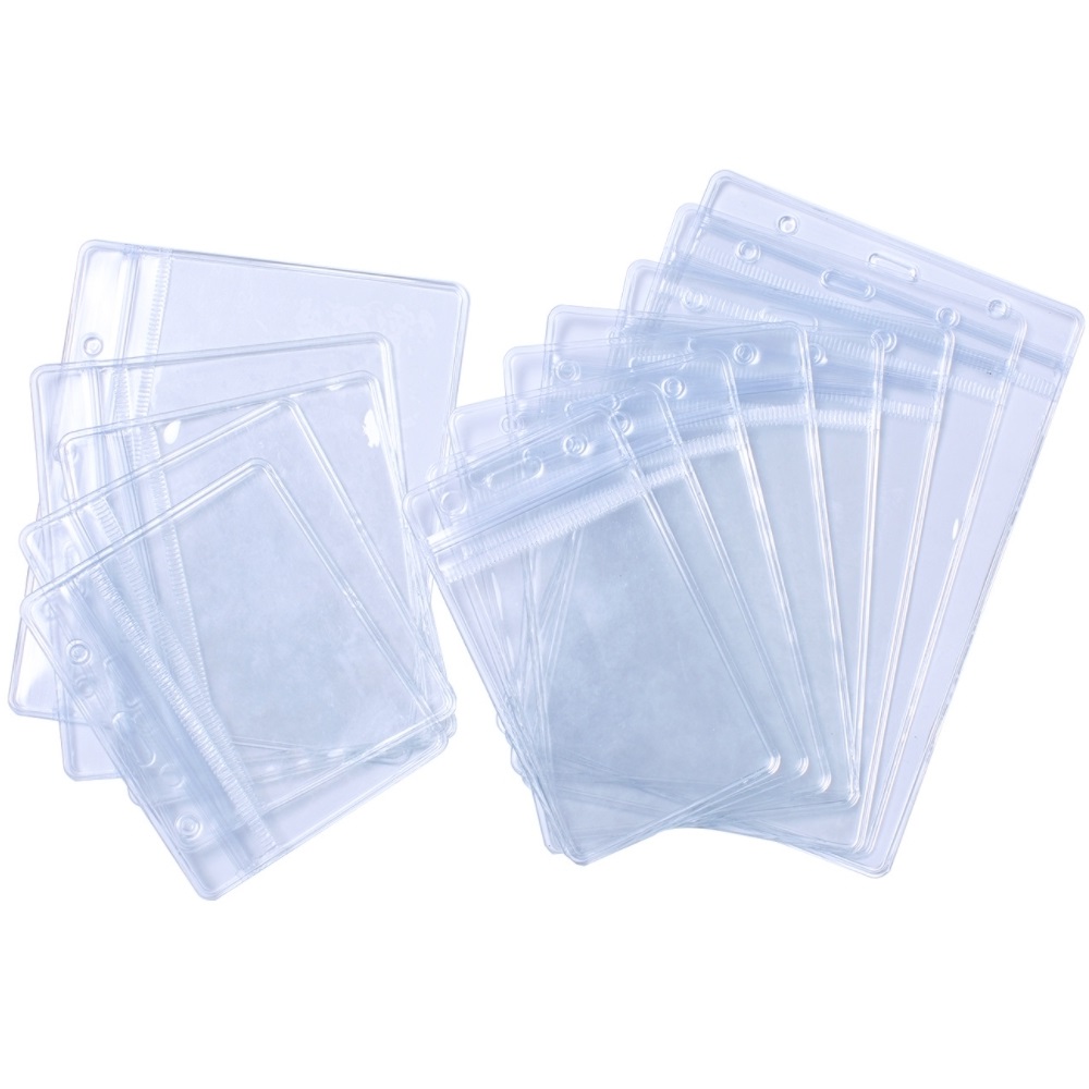 출입증 PVC 방수 소프트 커버 투명 케이스 세로형 가로형 410원