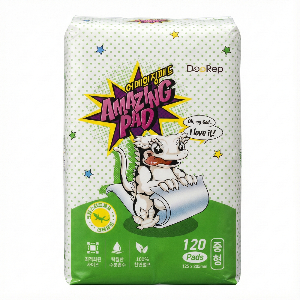두렙 어메이징패드 소,중,대사이즈 120매 크레스티드게코 파충류바닥재 5,600원