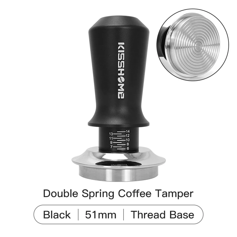 커피 탬퍼 정압 이중 스프링 51mm 53mm 58mm 에스프레소 디스트리뷰터 Delonghi Breville 액세서리 Barista 26,100원