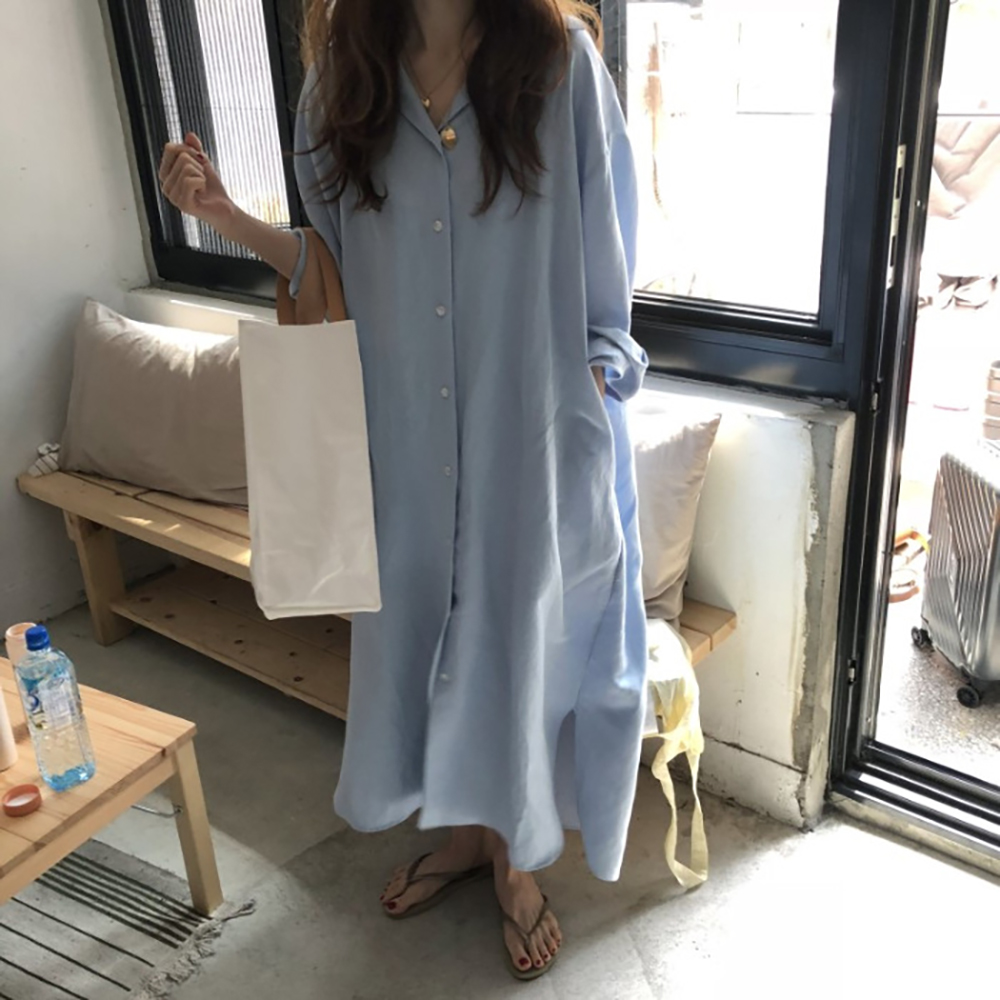 마켓에이 여성용 심플 롱 셔츠원피스 A24FW3-A0735 빅사이즈 포함 23,430원