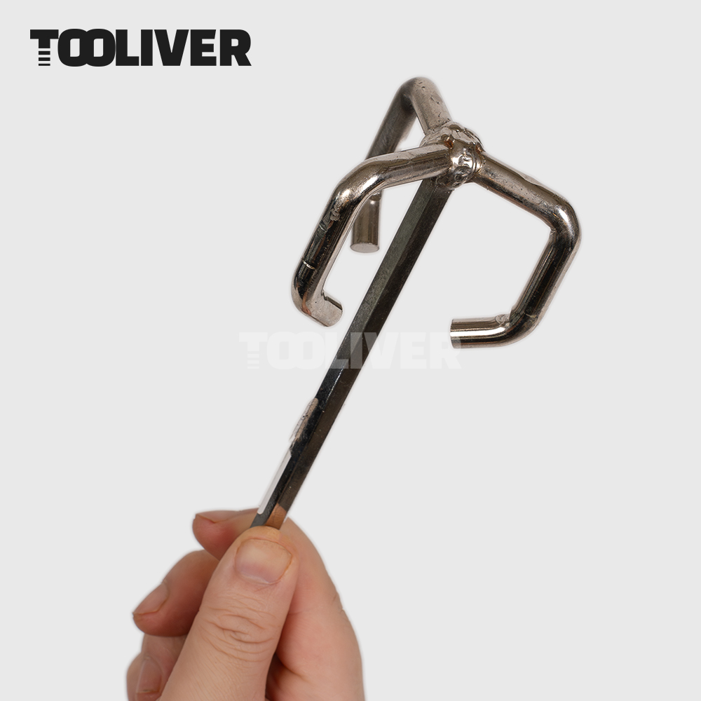 툴리버 임팩용 믹서날 300MM 에폭시본드 페인트 소량 교반 작업용 미니 드릴 믹서기날, 1개 12,000원