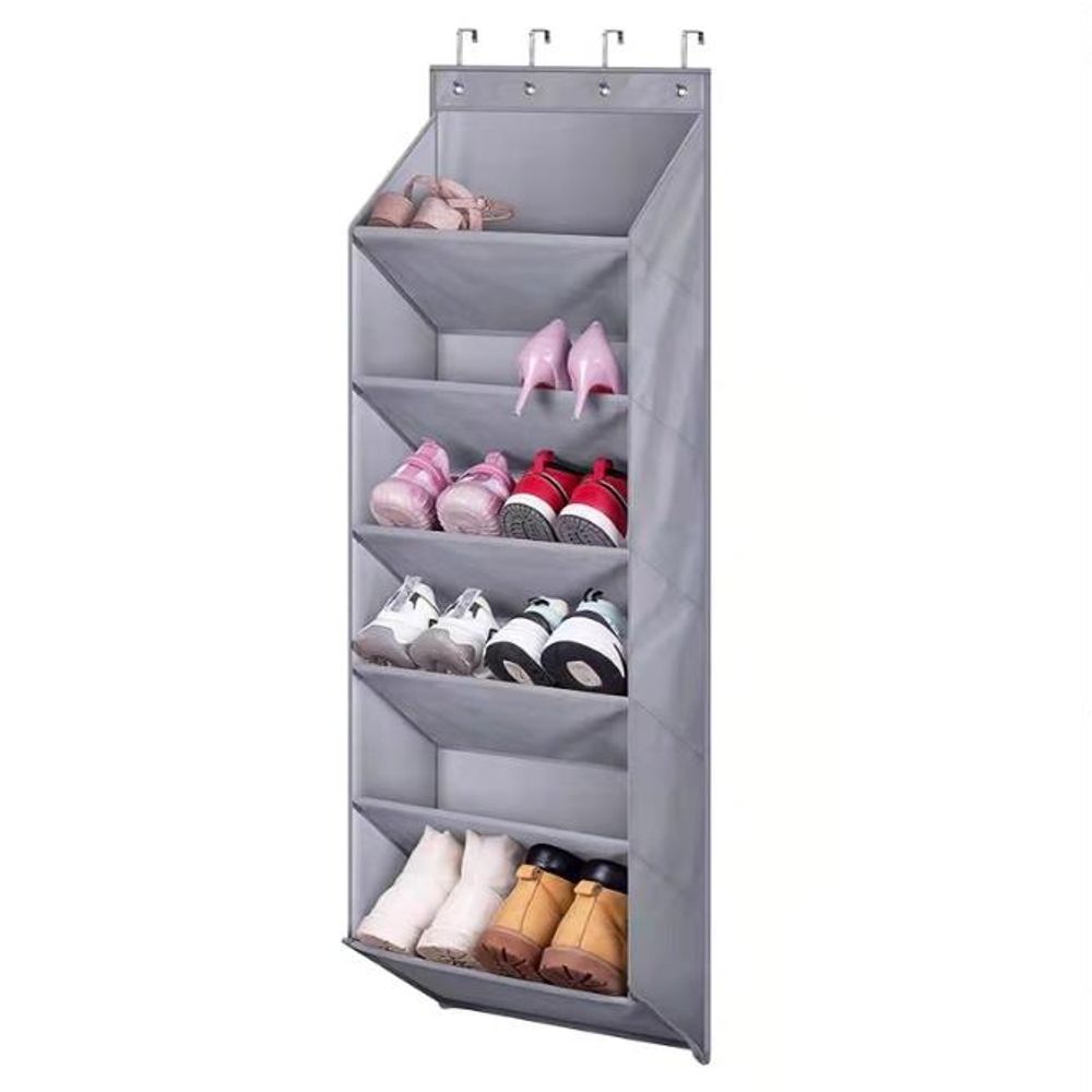 자취방 원룸 공간활용 6단 벽걸이형 수납포켓 패브릭정리주머니 33,420원